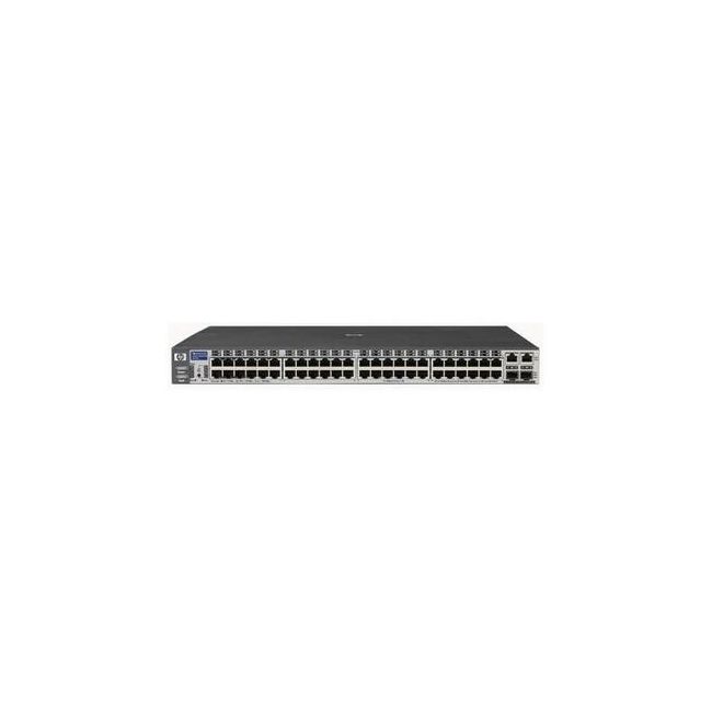 J8165-61001 HP ProCurve Swtich 2650 PWR A Managed 50 Port Switch with 48 Auto Sensing 10/100 Ports and 2 Dual Personality