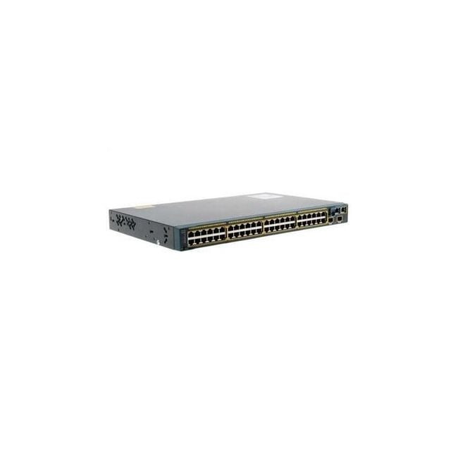 Cisco Catalyst 2960S Series 48-Port 10/100/1000Base-T RJ-45 + 2x 10GbE SFP+ Layer 2 Managed Rack-Mountable Stackable Gigabit Ethernet Switch