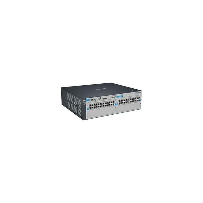 J9064A HP ProCurve E4204vl-48GS 48-Ports Layer-3 Stackable Managed Gigabit Ethernet Switch with 4 x SFP (mini-GBIC)