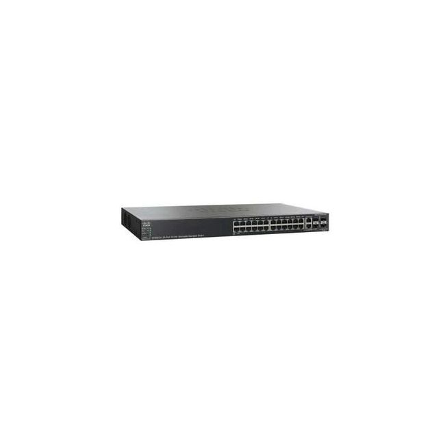 SF500-24P Cisco 24-Port 10/100 Managed PoE Stackable Switch