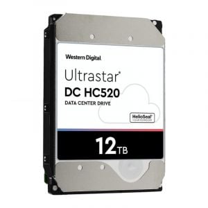 0F30146 Western Digital Ultrastar DC HC520 12TB 7.2K RPM 6Gb/s SATA 512E 256Mb Cache 3.5" SE HE12 Hard Drive