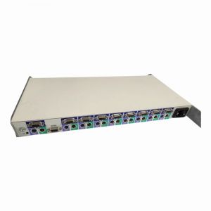 106-1502-01 Compaq ES series E01004B 8 x Ports VGA + 16 x Ports PS/2 1U Rack-Mountable KVM Switch