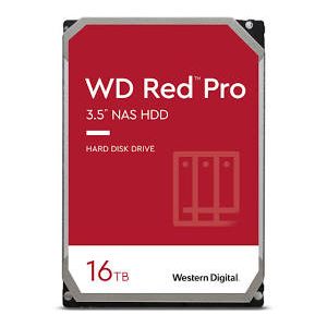 WD161KFGX Western Digital Red Pro 16TB 7.2K RPM SATA 6Gb/s 512MB Cache 3.5-Inch NAS Hard Drive