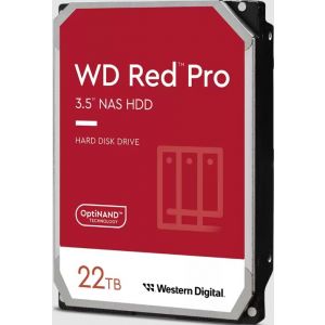 WD221KFGX Western Digital Red Pro 22TB 7.2K RPM SATA 6Gb/s 512MB Cache 3.5-Inch NAS Hard Drive