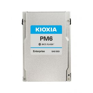 SDFUQ85DHB03T Kioxia PM6-V 1.6TB 24Gb/s SAS Mixed Use 2.5-Inch Solid State Drive
