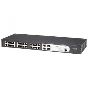 3CBLSG24 3Com 24-Port 10/100/1000Base-T + 4 SFP Layer 2 Managed Switch