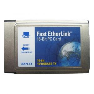 3C574-TX 3Com 1-Port RJ-45 100Mb/s Fast Ethernet PC Card Adapter