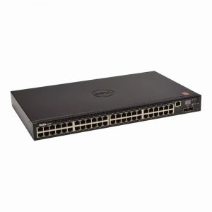 463-7704 Dell Networking N2000 Series N2048P 48 x RJ-45 Ports PoE+ 10/100/1000Base-T + 2 x SFP+ Ports Layer 3 Managed 1U Rack-mountable Gigabit Ethernet Network Switch