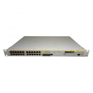 AT-9424TS Allied Telesis 24-Port Gigabit Switch 20xRJ-45 4xSFP Combo 1x10G Module
