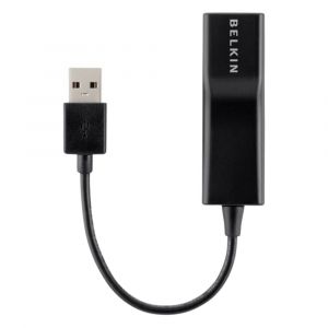 F4U047BT Belkin USB 2.0 Ethernet Adapter 10/100Mbps Black