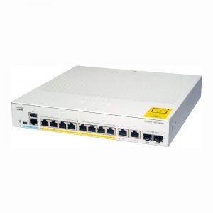 C1000-8P-E-2G-L Cisco Catalyst 1000 Series 8-Ports x 10/100/1000Base-T 1000Base-X PoE+ Gigabit Ethernet Switch