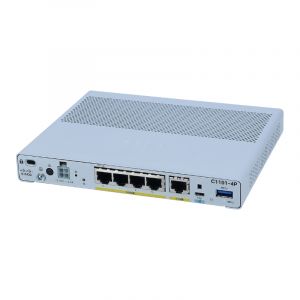 C1101-4P Cisco 1 Ports Slots Gigabit Ethernet Rack-mountable Desktop Router
