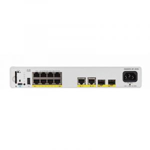 C9200CX-8P-2X2G-E - Cisco Catalyst 9200CX 1GbE 8-Ports RJ-45,10GbE Dual Ports SFP+ and 1GbE Dual Port RJ-45 Network Switch