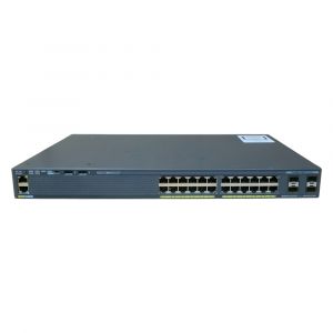 WS-C2960X-24TS-L Cisco Catalyst 2960-X Series 24 x Ports 10/100/1000Base-T + 4 x SFP Ports Layer 3 Managed 1U Rack-Mountable Gigabit Ethernet Network Switch