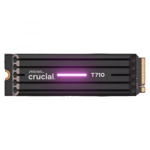 CT1000T710SSD5 Crucial T710 1TB NVMe PCIe Gen5 x4 M.2 2280 SSD with Heatsink