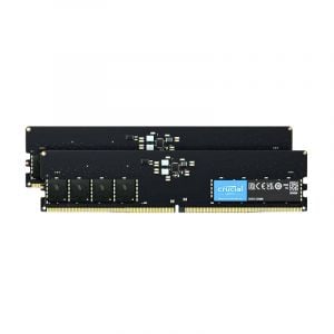 CT2K16G48C40U5 Crucial 32GB Kit (2 X 16GB) PC5-38400 DDR5-4800MHz non-ECC Unbuffered CL40 288-Pin DIMM 1.1V Single Rank Memory Module
