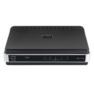 DES-1105 D-Link 5-Port 10/100Mbps Unmanaged Ethernet Switch Compact Design