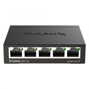 DGS-105/B D-Link 5-Port Gigabit Desktop Ethernet Switch 10/100/1000Base-T