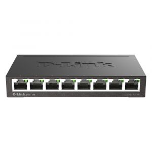 DGS-108 D-Link 8-Port Gigabit Ethernet Switch Compact Desktop Rack-Mount