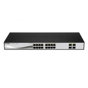 DGS-1210-16 D-Link 16-Port Gigabit 4 Combo SFP Smart Managed Switch