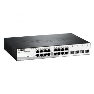 DGS-1210-20 D-Link 16x1GBase-T 4xCombo RJ-45/SFP Layer 2 Managed Switch