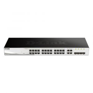 DGS-1210-24/E D-Link 24-Port Gigabit Web Smart Switch 4 Combo SFP