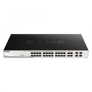 DGS-1210-24P D-Link 24-Port Gigabit PoE Layer 2 Managed Switch with 4 SFP