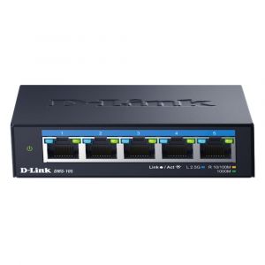 DMS-105 D-Link 5-Port Multi-Gigabit Unmanaged Ethernet Switch
