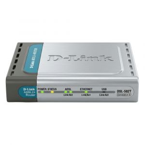DSL-502T D-Link DSL-502T ADSL2+ Router with 1x RJ11 and 1x 10/100 Ethernet Port