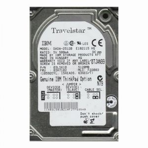 DADA-25120 IBM Travelstar 6GT 5GB 4.2K RPM IDE Ultra ATA/33 (ATA-4) 512KB Cache 2.5-inch Hard Drive for ThinkPad 2645 and 600