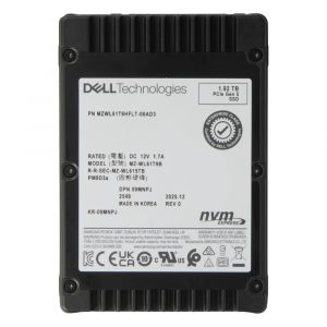 9MNPJ Dell 1.92TB PCIe 5.0 x4 NVMe U.2 2.5" Read-Intensive SSD (1 DWPD)