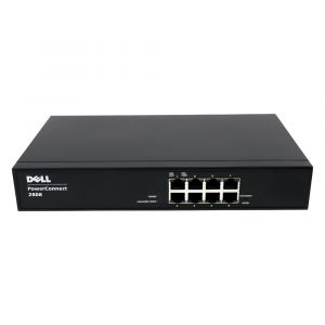 D535K Dell PowerConnect 2800 Series 2808 8-Port Gigabit Ethernet Switch 1U Rack