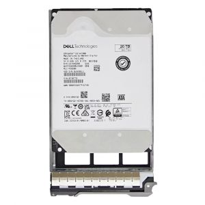 RGYGD Dell 20TB 7.2K RPM SATA 6Gb/s ISE 512e 3.5-Inch Hot-Plug Hard Drive