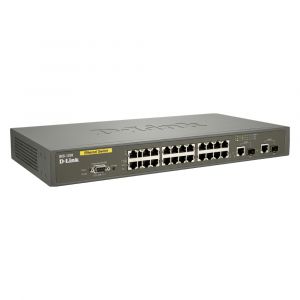 DES-3226L D-Link 24-Port 10/100Base-TX Fast Ethernet Switch with 2 SFP Uplinks