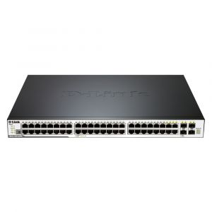 DGS-3120-48PC D-Link 44-Port PoE 1G + 4 Combo RJ-45/SFP Layer 3 Switch