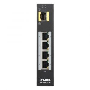 DIS-100G-5PSW D-Link 5-Port Gigabit Unmanaged Industrial PoE Switch