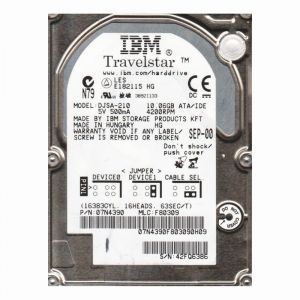 DJSA-210 IBM 10GB 4.2K RPM IDE Ultra ATA/66 (ATA-5) 512KB Cache 2.5-inch Hard Drive