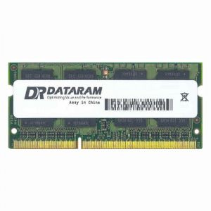 DVM16S2L8/4G Dataram 4GB DDR3-1600MHz PC3-12800 Non-ECC Unbuffered CL11 204-Pin SoDimm 1.35V Low Voltage Memory Module