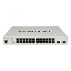 FS-124D-POE-BDL-247-36 Fortinet 24-Port PoE Switch with 12 PoE Ports & 2 SFP Slots