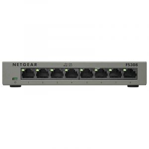 FS308 Netgear 8 Port 10/100 Fast Ethernet Unmanaged Switch