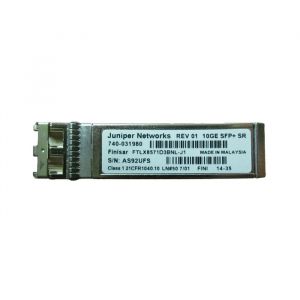 FTLX8571D3BNL-J1 Juniper 10Gb/s 10GBASE-SR 850nm Multi-Mode SFP+ LC Transceiver