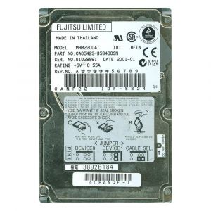 MHM2200AT Fujitsu 20GB 4200RPM IDE Ultra ATA/66 (ATA-5) 2MB 2.5" HDD