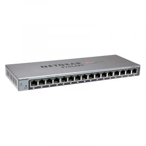 GS116E Netgear Prosafe 16 x Ports 10/100/1000Base-T Desktop Layer 2 Managed Gigabit Ethernet Network Switch
