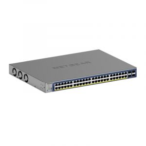 GS752TXP Netgear Prosafe S3300 Series S3300-52X-PoE+ 48 x RJ-45 Ports PoE+ 10/100/1000Base-T + 2 x Copper SFP+ Ports + 2 x SFP+ Ports Layer 3 Managed Gigabit Ethernet Network Switch
