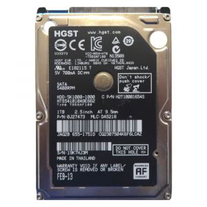 0J27473 HGST 1TB 5400RPM SATA 6Gb/s 2.5-inch HDD Laptop Drive