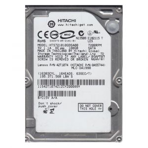 HTS721010G9SA00 Hitachi 100GB 7200RPM SATA 2.5-Inch HDD