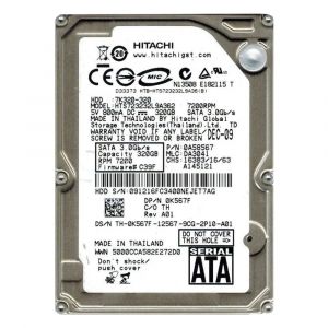 HTS723232L9A362 Hitachi 320GB 7200RPM SATA 3Gb/s 2.5-Inch HDD