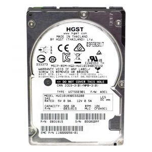 HUC101890CSS200 Hitachi Ultrastar C10K1800 900GB 10000RPM SAS 12GB/s 128MB Cache (ISE) 2.5-inch Hard Drive