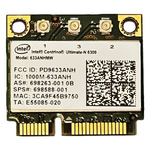 698588-001 HP 633ANHMW Dual-Band 802.11a/b/g/n PCI-e Wireless LAN Card