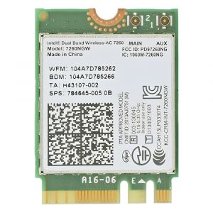 784645-005 HP Dual Band Wireless-AC 7260 802.11ac 2x2 WiFi Bluetooth 4.0 Adapter